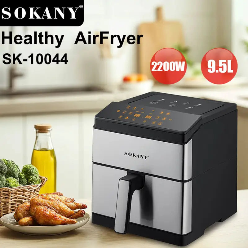 SOKANY SK-10044 Air Fryer have Overheating Protection and with Adjustable Temperature