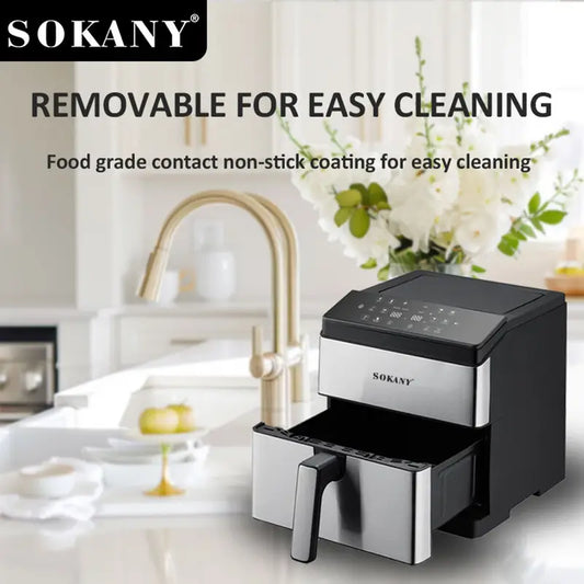SOKANY SK-10044 Air Fryer have Overheating Protection and with Adjustable Temperature