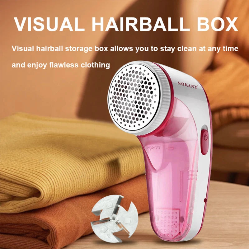 SOKANY SK-882 Lint Remover Honeycomb Grille Visual Hairball Box with One Key Switch