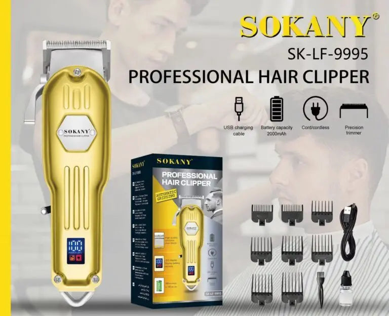 SOKANY SK-LF-9995 Professional Hair Clipper with 2000mAh Battery