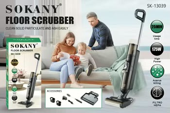 SOKANY SK-3389 3200W Wet and dry High-Power Vacuum Cleaner With 2.5L Dust Bucket And Cyclone Filtration