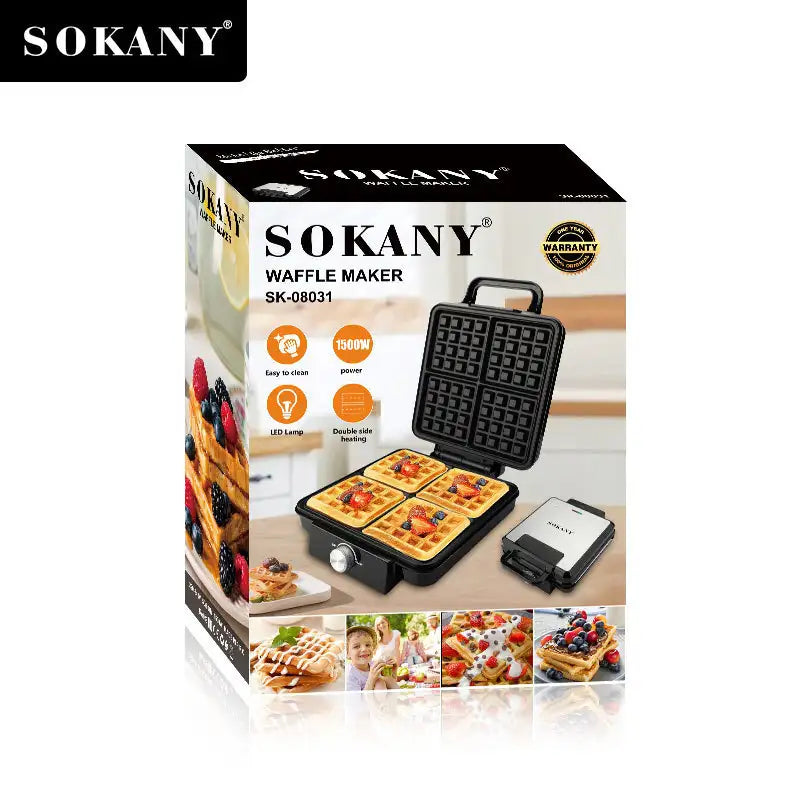 SOKANY SK-08031 Compact Non-Stick Grill with Heat-Resistant Body