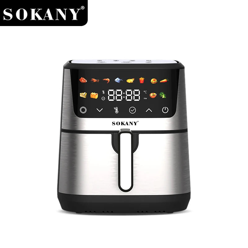 SOKANY SK-10066 Healthy Air Fryer with 2400W high-power and adjustable temperature