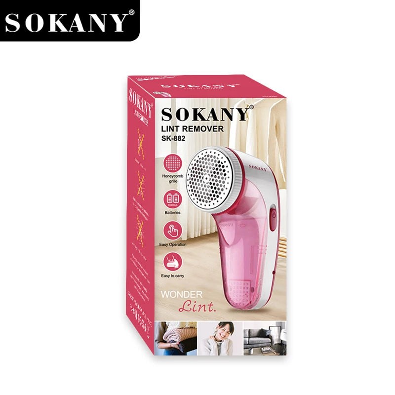 SOKANY SK-882 Lint Remover Honeycomb Grille Visual Hairball Box with One Key Switch