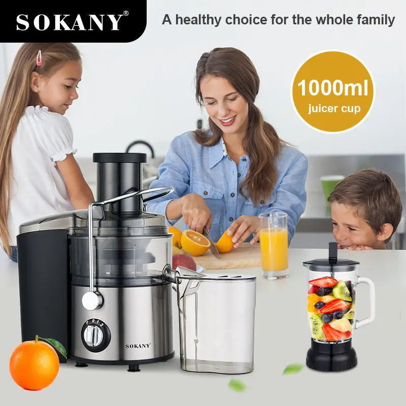 SOKANY SK-4009 4-in-1 Multifunction Juicer with 800W Motor and Stainless Steel Blad