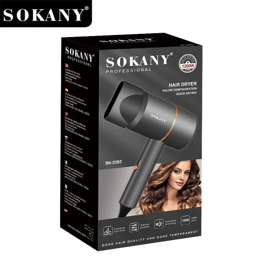 SOKANY SK-2202 Hair Dryer With Concentrator & Hang LoopFilters