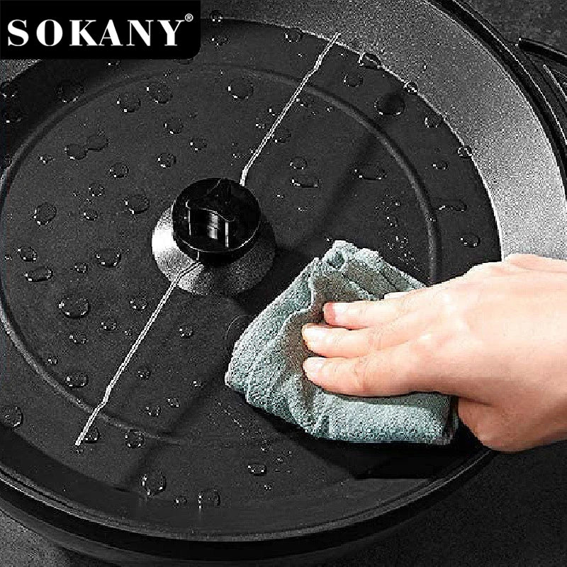 SOKANY SK-905 Popcorn Maker with Removable Non-Stick Plate and Dishwasher Safe Design