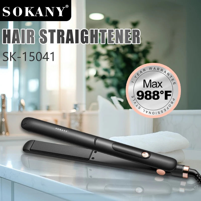SOKANY SK-15041 45W Hair Straightener with Ceramic Coating and Automatic Power-off Function