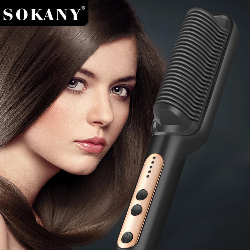 SOKANY SK-1008 Hair straightner 5-Temp Variable Heating, 2-Min Heat, Overheat Safe