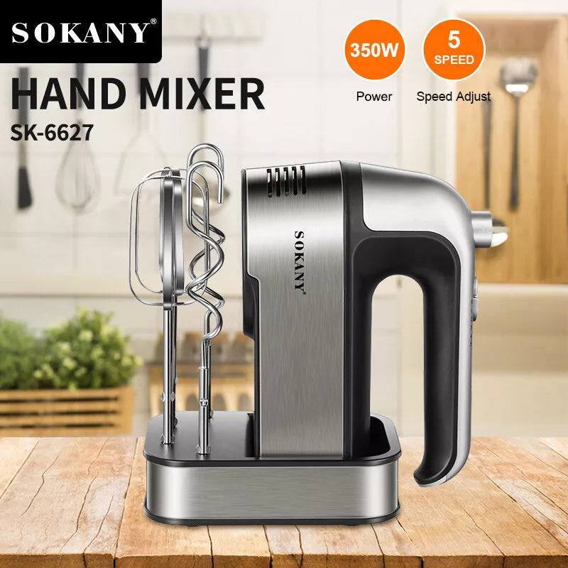 SOKANY Egg Beater Electric Household Baking Hand-held Egg Beater Cake Blender