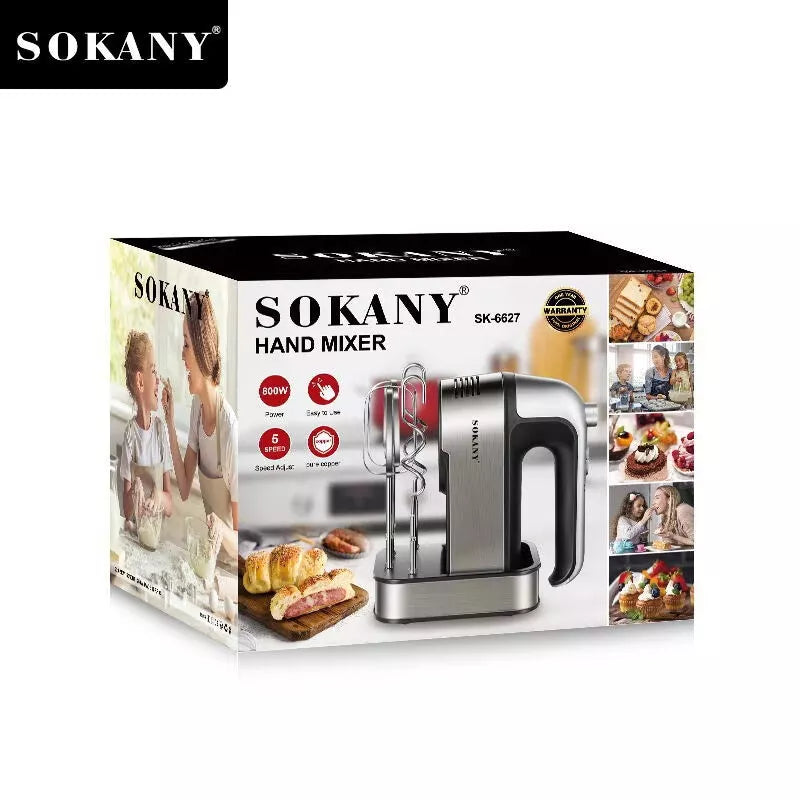 SOKANY Egg Beater Electric Household Baking Hand-held Egg Beater Cake Blender