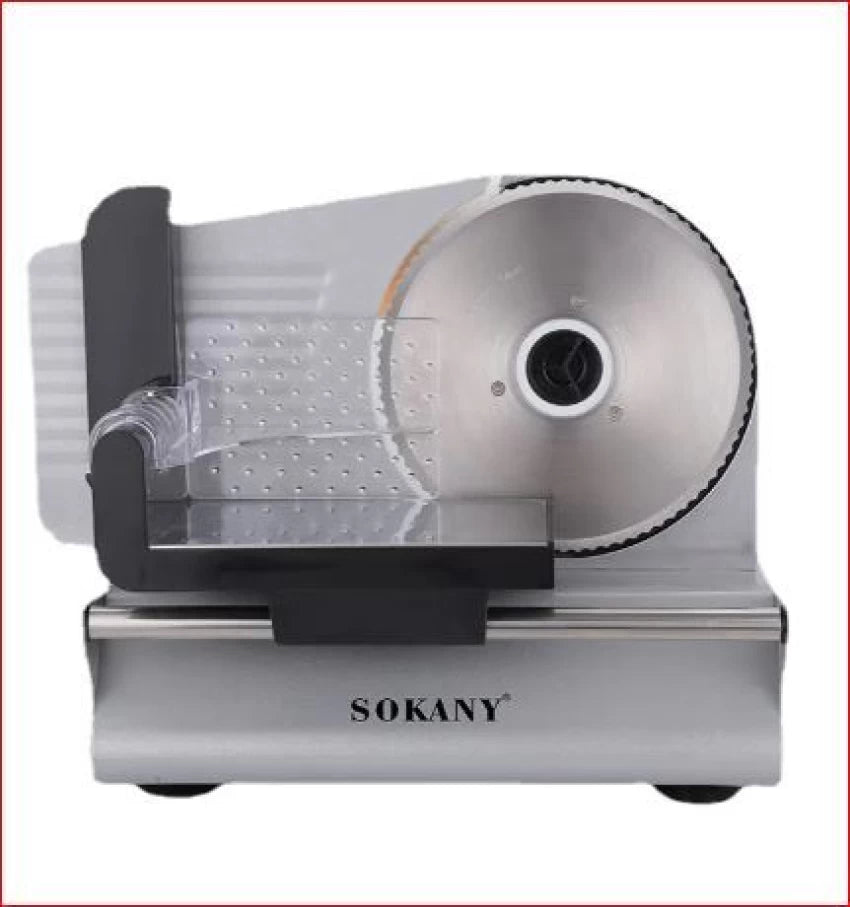 SOKANY Electric Meat Slicer 200W – Heavy Duty Deli Food Slicer with 7.5” Stainless Steel Blade, Adjustable Thickness – Perfect for Home & Commercial Use | Black Friday Deals 2025