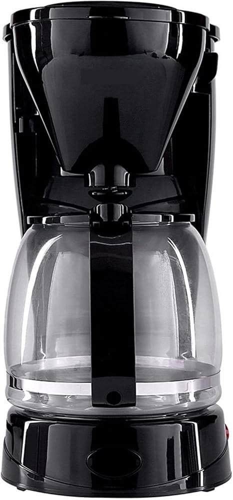 Electric Coffee Maker Anti-drip Modern Plastic Black Small Easy Solid Kitchen