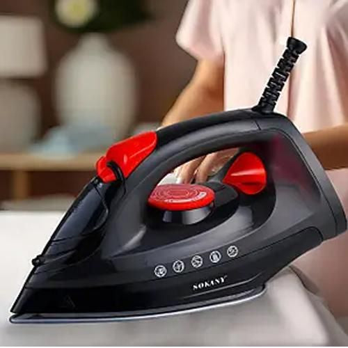 SOKANY SK-6018 Steam Iron 2400W | 390ml | Ceramic Soleplate – Anti-Calc, Self-Clean & Vertical Steam | Buy Online South Africa