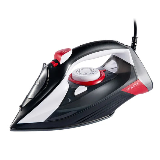 SOKANY SK-11003 Steam Iron 2400W | Ceramic Soleplate – Anti-Calc, Self-Clean & Vertical Steam | Buy Online South Africa