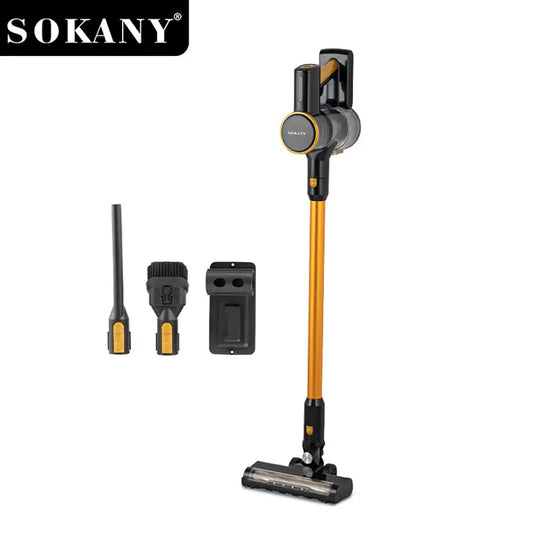 SOKANY SK-13026 Cordless Handheld Vacuum Cleaner with 2200mAh Battery and 21KPa Suction
