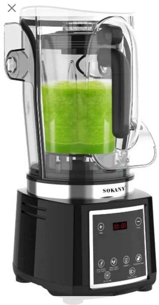 Discover the Sokany SK-999 Commercial Blender 6000W: Powerful 2.5L ice-crushing motor, 8 stainless blades & self-cleaning. Perfect for smoothies, soups & grinding. Shop now for fast blending!