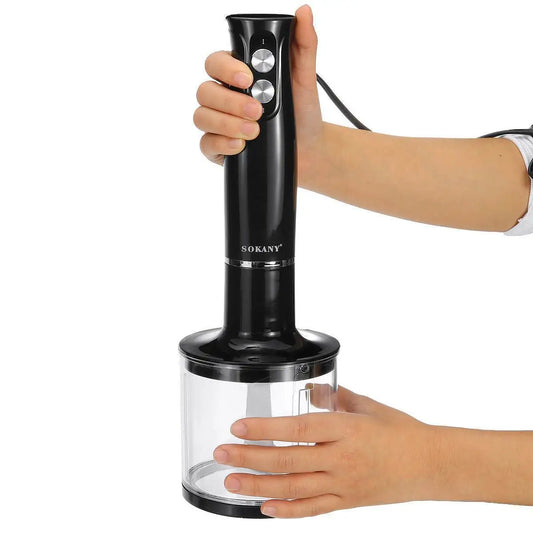 SOKANY SK-1710-4 Hand Blender and Multifunctional Food Processor with 1000W Power