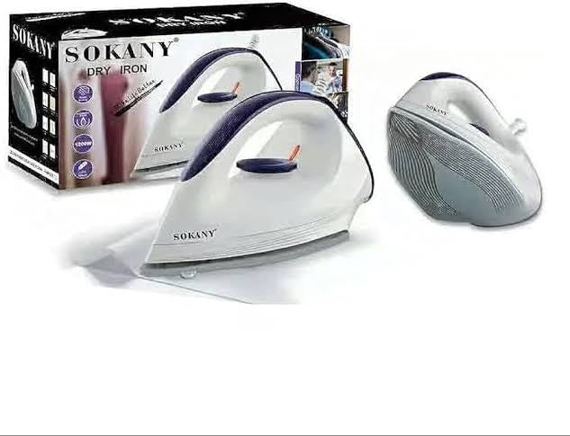 SOKANY SK-6002 1200W Electric Dry Iron – Smooth, Wrinkle-Free Clothes Every Time