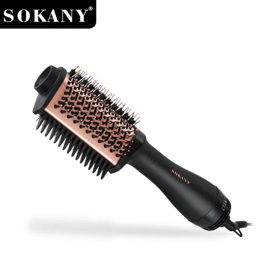 SOKANY SK-15049 1200W Multifunctional Hot Air Comb with Quick Drying & Curling/Straightening.