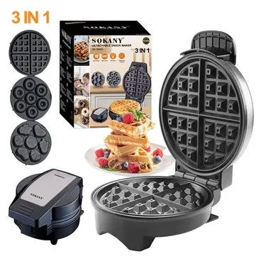 Sokany Multifunctional Sandwich Make 3 in 1